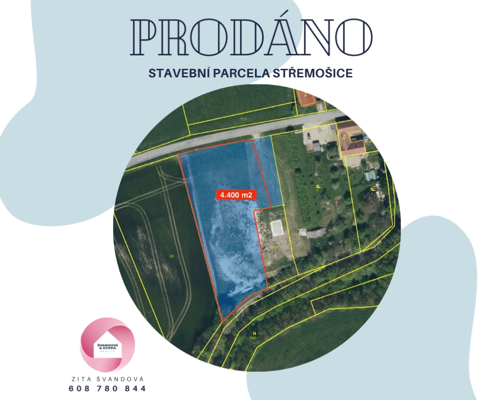 STAVEBNÍ PARCELA STŘEMOŠICE