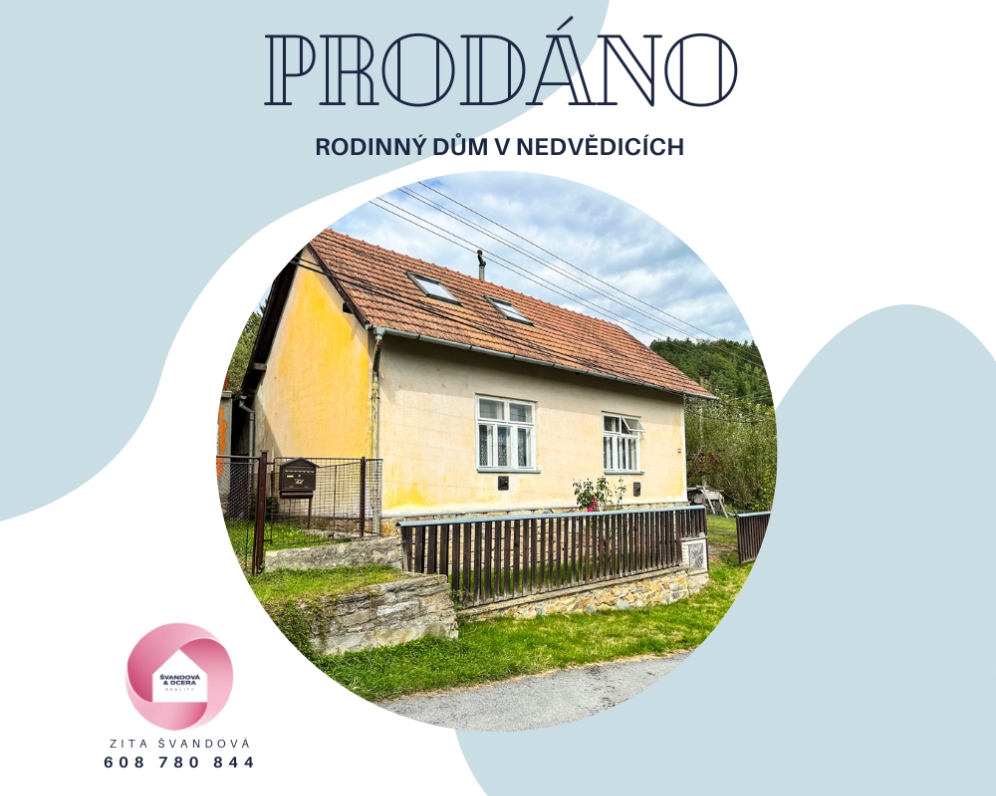 RODINNÝ DŮM V NEDVĚDICÍCH